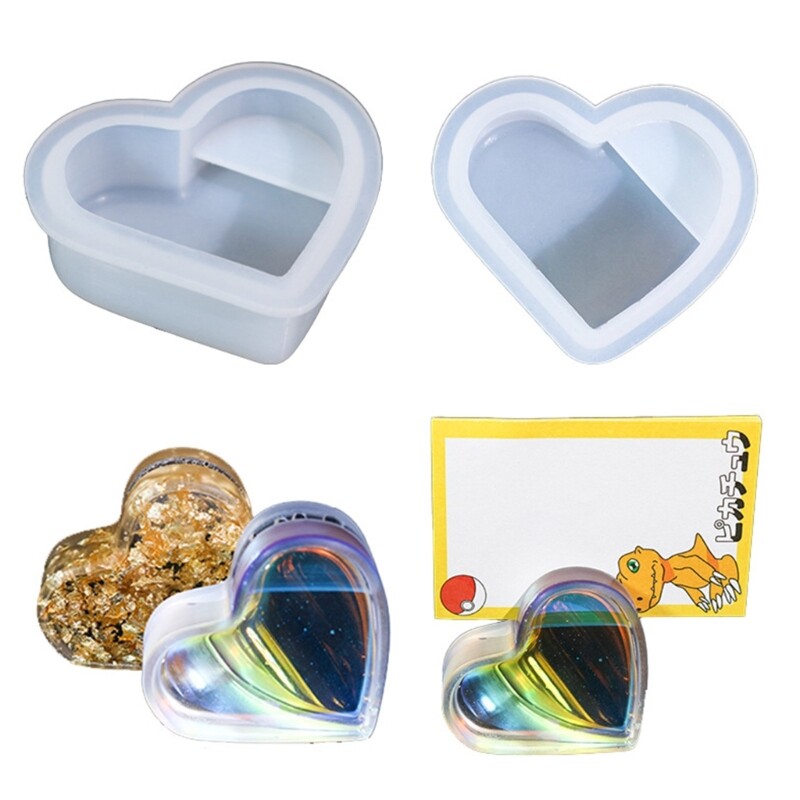 Jewelry Storage Box Resin Mold,Business Card Holder Silicone Mold Ornament Mold