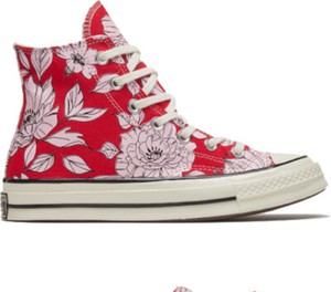 Converse Chuck 70 High 'Vintage Floral - University Red' Sneaker | Women's Size 6