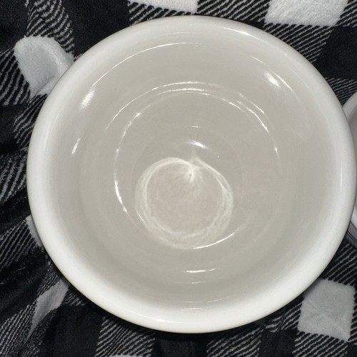 GIBSON Bowls Cream Nesting Mixing White w/Double Blue Stripe HEAVY Vintage 80’s - Picture 4 of 10