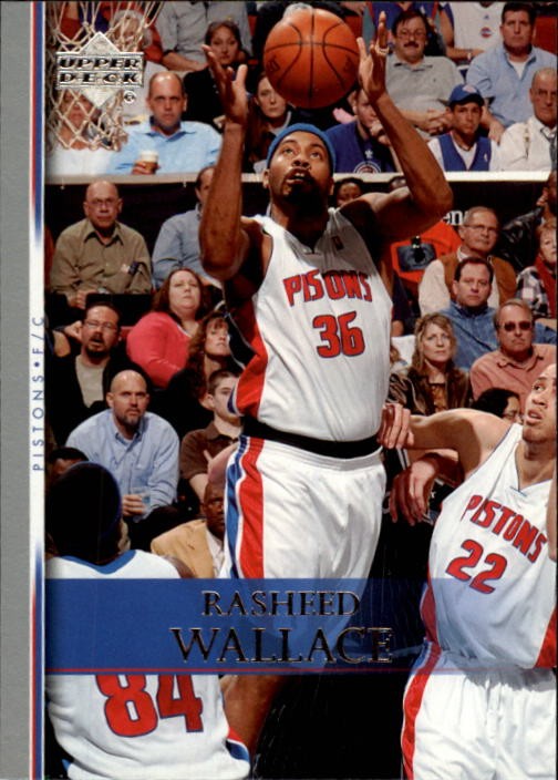 2007-08 Upper Deck #129 Rasheed Wallace - BSK