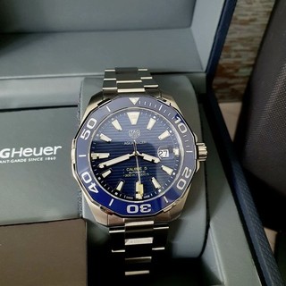 TAG Heuer WAY201B.BA0927 Aquaracer Calibre 5 Blue 43mm Automatic Men's Watch