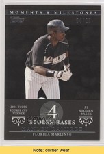 2007 Topps Moments & Milestones Black 4/29 Hanley Ramirez #70 READ 0b5