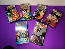 Dragon Ball Z Gt VHS Tape Lot of 6 Sealed Funimation Y2k Anime