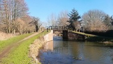 Photo 6x4 Bridge at Waltham Lock Ripley/TQ0556 Originally it would have  c2018