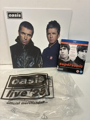 Oasis Live  25 Tour Programm + Supersonic Blu-ray & Merch Tasche