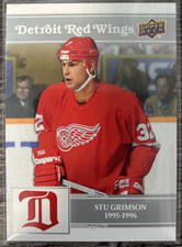 2025-26 Detroit Red Wings Centennial Stu Grimson #22 Cougars /1926
