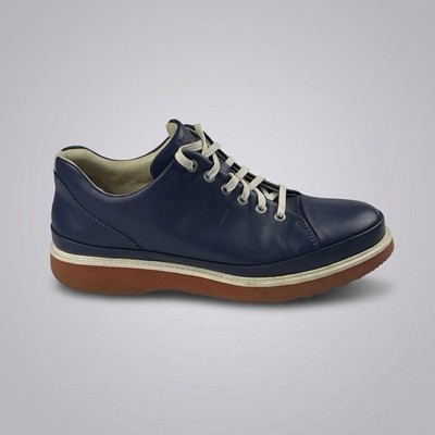 Samuel Hubbard Fast Lace-Up Vibram Navy Nubuck Sneakers Shoes Vibram Sz 10 EUC
