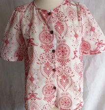 SHEIN Raccolta Carta Women's WHITE/Metallic Thread  - BRAND NEW 🦋🦋🦋UK L