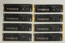  Lot of 8 Team T-Force Z44A7 1TB M.2 2280 NVMe Gen4 SSDs, used 98  health