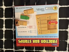 Lakeshore Fraction Bar Stamps Wooden Set Cove...