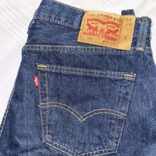 Levi's 501 Men's Straight Jeans Blue Denim Medium Wash 5-Pocket Button Fly
