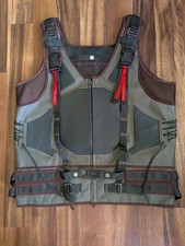 DARK KNIGHT Táctico Militar Imitación Cuero Bane Chaleco Halloween Disfraz Grande