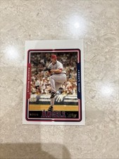2005 Topps John Lackey No Name Front Error #176 Angels