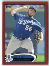 2012 TOPPS #409 GREG HOLLAND RED KANSAS CITY ROYALS RC