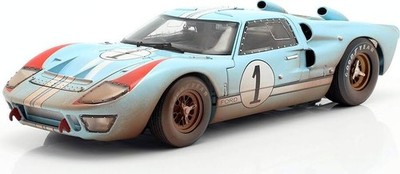 1966 Ford GT40 Mk II Ken Miles End of Race in 1:18 Scale by Shelby Collectibles