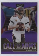 2021 Panini Playoff Call to Arms Purple Prizm Tom Brady #CA-TBR 2z8