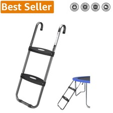 Children's Safety Trampoline Ladder with Wide Steps - Quick Assembly  Anti-Slip