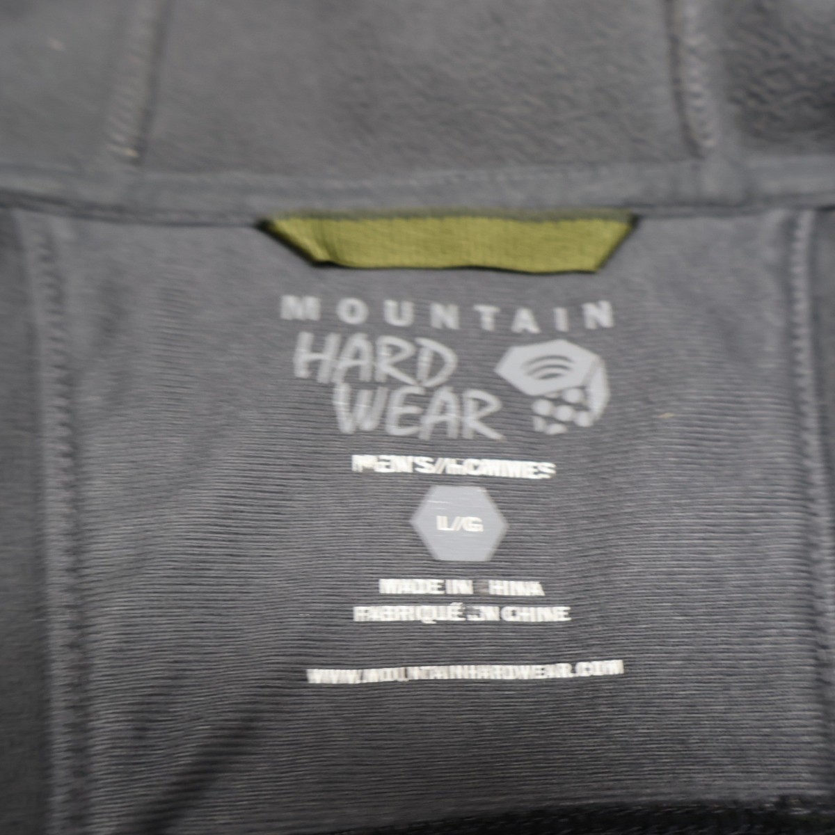 Mountain Hardwear Jacket Mens Large Green Paladin Softshell Full Zip Hiking Y2K View 6
