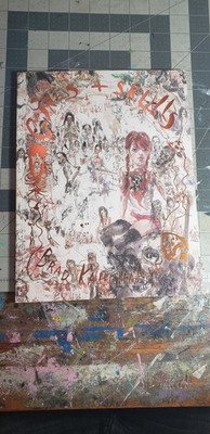 Girls + Skulls Art Book Magazine Graffiti Pinups Pop Culture Brad Kahlhamer
