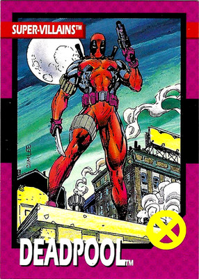 Marvel Deadpool Super-Villains 1992 Impel #43 Jim Lee Art TY4