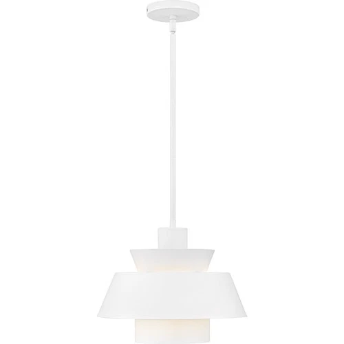 Matte White  Pendant from the Lumi Collection - Picture 3 of 6