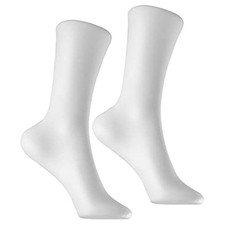 2 Pcs Mannequin Foot Sock Model Female Foot Sock Display Short Stocking7463