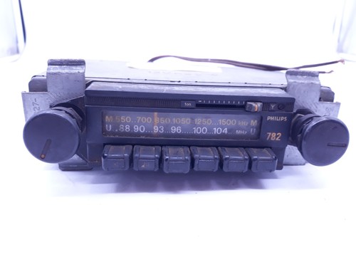 Autoradio Auto Oldtimer Philips 782 Kopf -lok Ford Escort Fiesta Für VW Golf