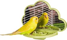 Bird Mirror with Perch Stand, Bird Toys for Parakeet Cockatiel Conure Lovebir...