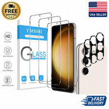 3 Pack for Samsung Galaxy S23 Screen Protector Tempered Glass 3 Pack