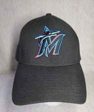 MLB Miami Marlins LOGO Stretch Fit M/L Hat New Era 39THIRTY NEW NWOT