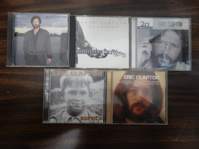 Eric Clapton CDs lot of 5 Reptile Icon Slowhand August more