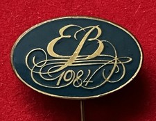 European FIGURE SKATING Championships Budapest 1984 Soft Enamel Lapel Pin.