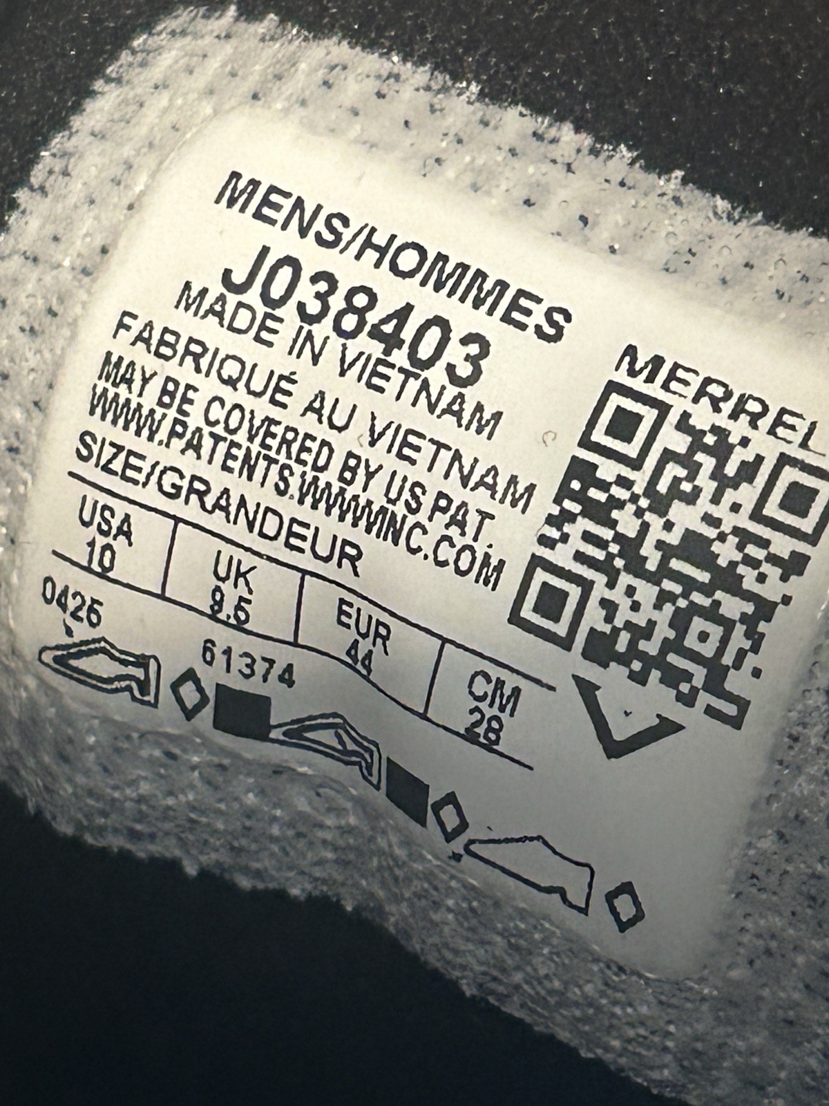 Scarpe da trekking sportive nuove taglia 10 Merrell Speed Strike 2 da uomo grigie rock J038403