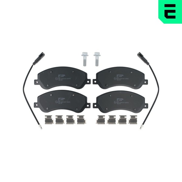 Optimal Bremsbelagsatz Scheibenbremse BP-12656 FüR VW Amarok 2HA 2HB S1B S6B S7A-image