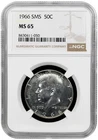 1966 SMS Kennedy half graded by NGC MS 65