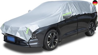 Halbgarage für Auto Windschutzscheibe Abdeckplane Winter, Halbe Autoabdeckung Un