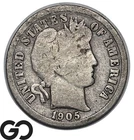 1905-O Barber Dime Micro "O"