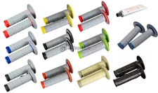 RENTHAL MX Dual Compound Grips Tapered 1/2 Waffle Soft/Firm Ultra-Tacky Glue On