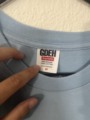 Supreme Goodenough SS25 End Racism Tee T-shirt Light Blue M Medium 