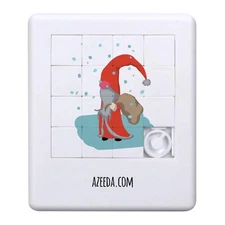 'Gnome Santa Claus' Sliding Puzzle (PZ00040535)