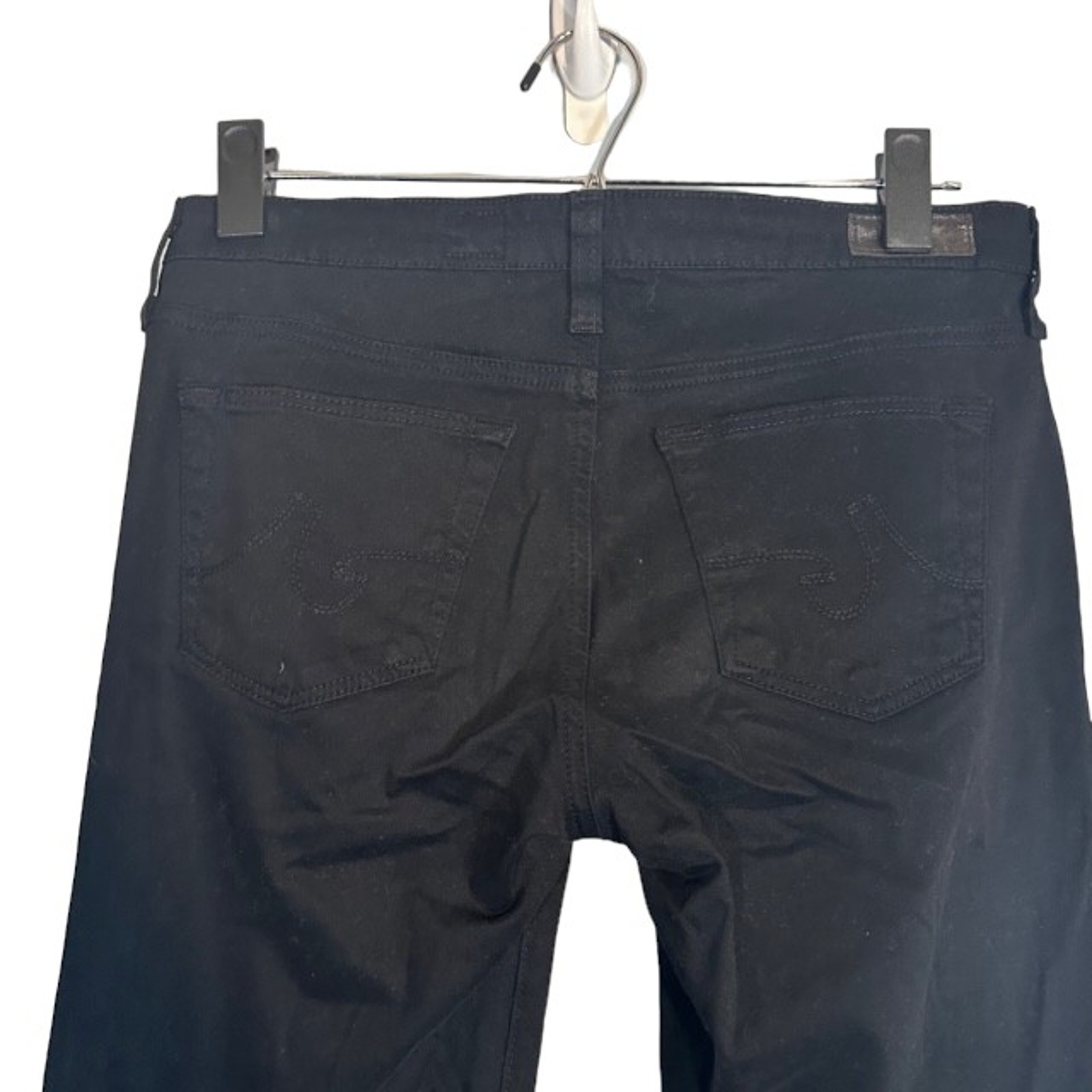 AG Adriano Goldschmied Black The Stilt Cigarette Leg Skinny Jeans Women’s 28R thumbnail 9