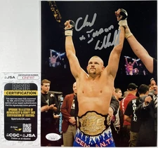 UFC Iceman Chuck Liddell Signed 8x10 Photo B Authentic Autograph MMA JSA COA