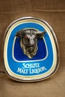 Vintage 1982 Schlitz Malt Liquor Lighted Beer Sign Ad Bull Red Eyes 88407