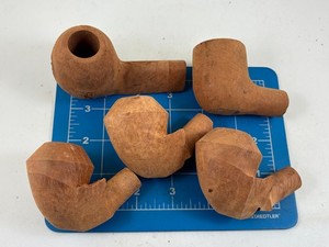 Judd's Lot of 5 Vintage Aged Italian Briar Unique Shape Stummels