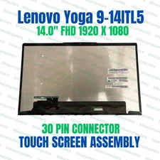 Lenovo Yoga 9i 14ITL5 -5D10S39665 14" FHD Touch Screen Assembly Leather Black