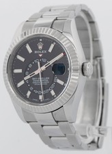 PAPERS Rolex Sky-Dweller BLACK 18K Gold Stainless Steel 42mm 326934 OYSTER BOX 3