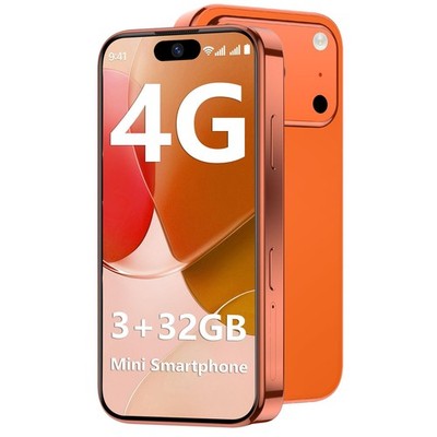 Mini 4G Unlocked 3+32GB Mini Smartphone with 3.7'' HD Touch Screen 2000mAh Ba...