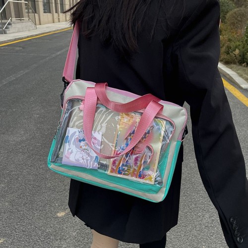 Transparent Shoulder Messenger Bag PVC JK Bag Teenage Girls