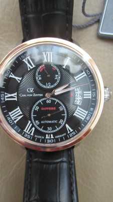 Carl von Zeyten CVZ0082BKS Münstertal Automatik Herrenuhr 46mm 10ATM NEU