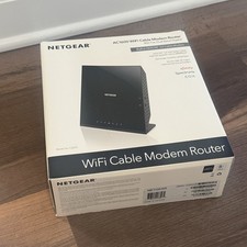 NETGEAR AC1600 WiFi Cable Modem Router C6250-100NAS DOCSIS 3.0 Dual-Band Gigabit